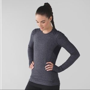 LULULEMON - Think Fast Herringbone LS Top, 4